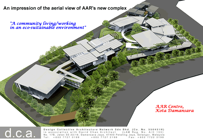 Aerial Impression of AAR's New Complex
